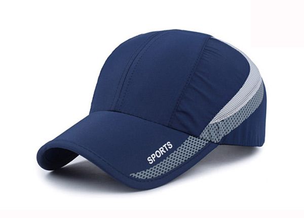 Slant of Blue Long Long Bill Baseball Cap