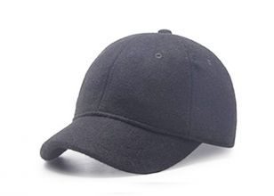 Cap béisbol corta de béisbol Hats negros en blanco personalizados