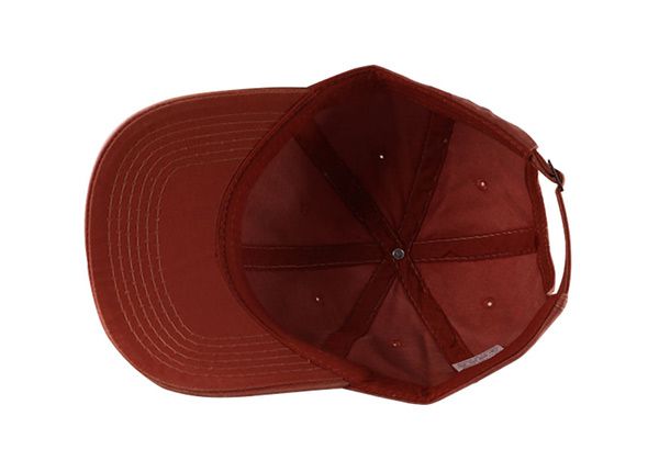Dentro de la gorra de béisbol de vino rojo de vino rojo de alta calidad personalizado