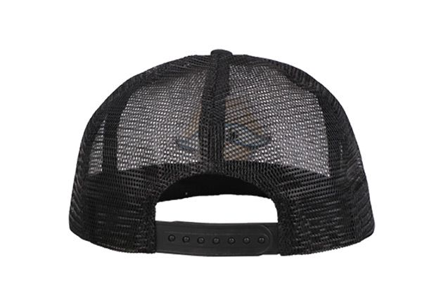 Atrás de la gorra de béisbol de malla de negro personalizado