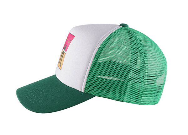 Lado de la sombrero de béisbol de camionero de espuma personalizada