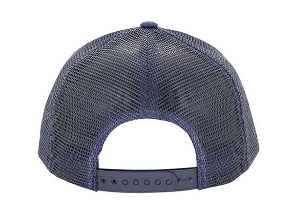 Barrio de un sombrero de camionero de cinco paneles de la Armada con logotipo bordado