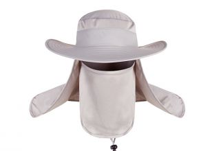 Sombrero de cubo de visera con escudo de cara cobertura completa protege tu cuello