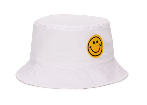 Slant of White Smile Emoji Bucket Gat