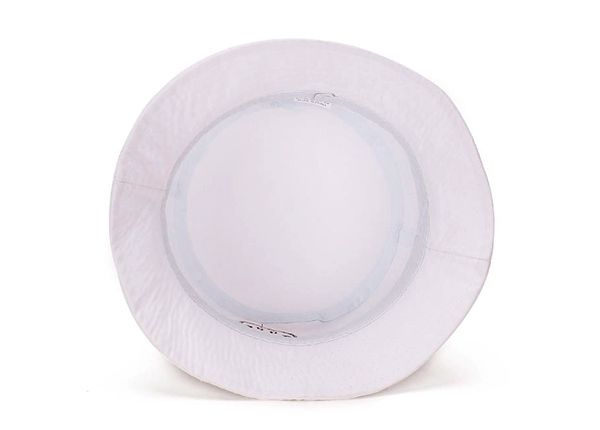 Dentro de la sonrisa blanca gorro de cubo emoji