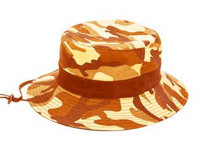 Sombrero de cubo de camuflaje de color naranja Blaze en blanco Blaze Orange Boonie Hat a la venta
