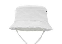Sombrero de cubo blanco liso Sombrero de cubo de algodón unisex para al por mayor