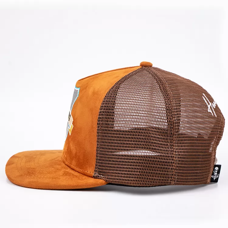 Bordado amarillo algodón barato para hombre snapbacks sombreros