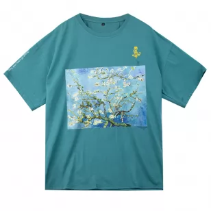 Camisetas al por mayor Fashion Fashion Grey Cotton estampado THISH-TSH016