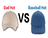 Dad Hat vs Baseball Sombrízgo desde el punto de vista de la fábrica