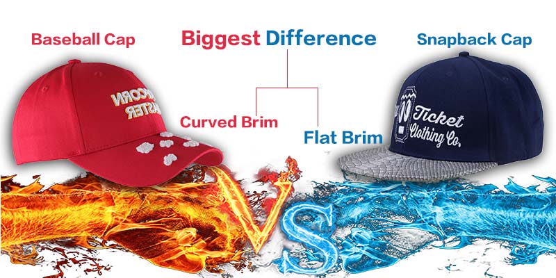 mayor diferencia BWTeen Snapback y Baseball Cap es Brim.jpg